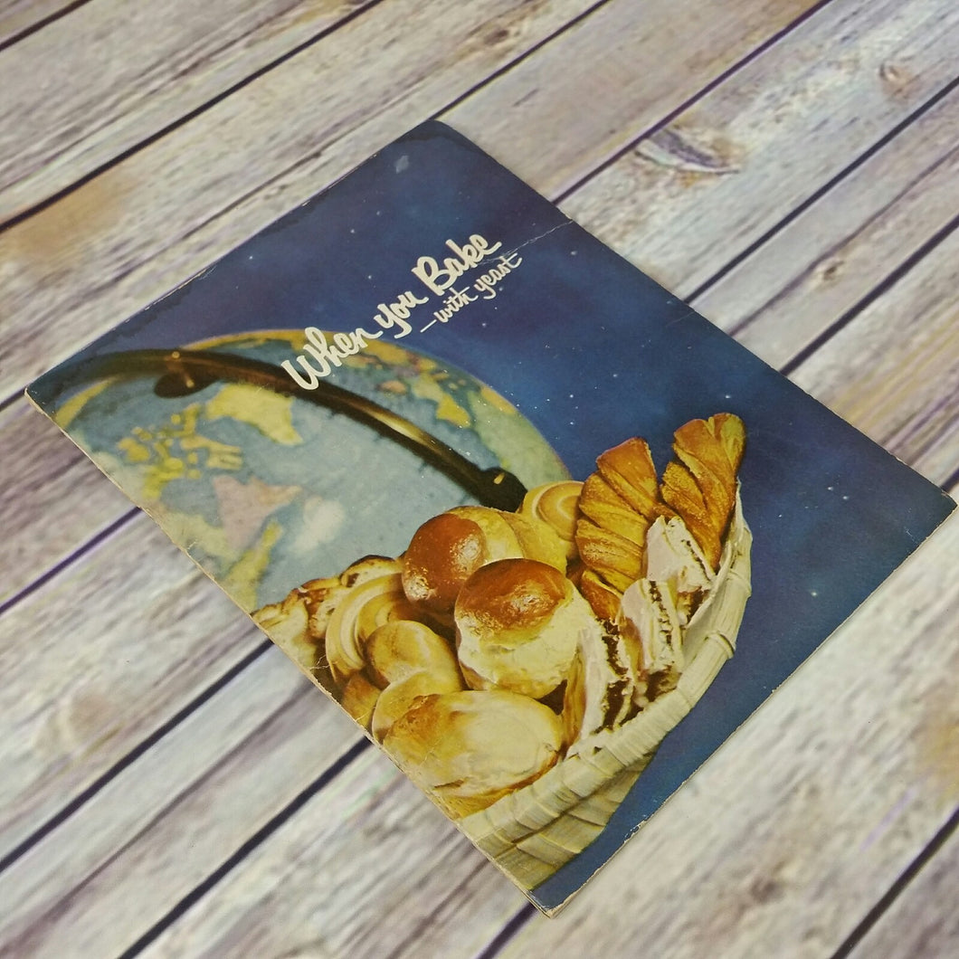 Vintage Cookbook Fleischmann Yeast When You Bake with Yeast Recipes Booklet 1956 Promo Advertising Breads Rolls Brioche Waffles - At Grandma's Table