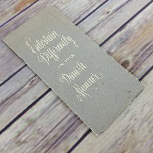 Vintage Cookbook Entertain Differently in the Danish Manner 1956 Cherry Heering Liqueur Alcohol Promo Booklet Denmark - At Grandma's Table