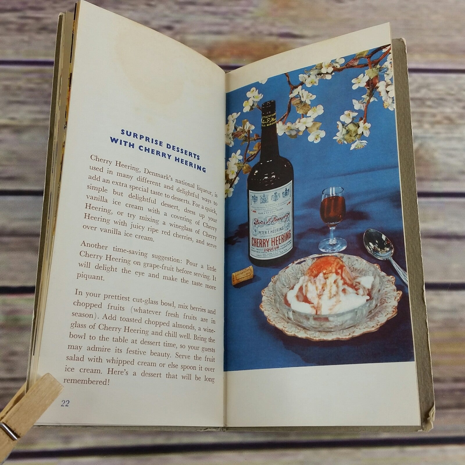 Vintage Cookbook Entertain Differently in the Danish Manner 1956 Cherry Heering Liqueur Alcohol Promo Booklet Denmark - At Grandma's Table