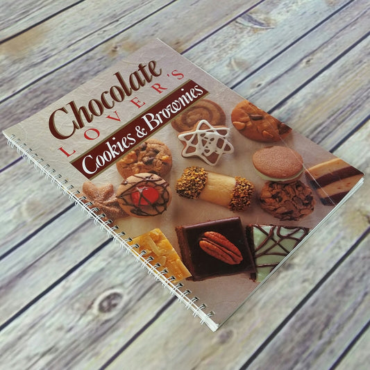 Vintage Cookbook Chocolate Lovers Cookies and Brownies Recipes Spiral Bound 1990 Beekman House - At Grandma's Table
