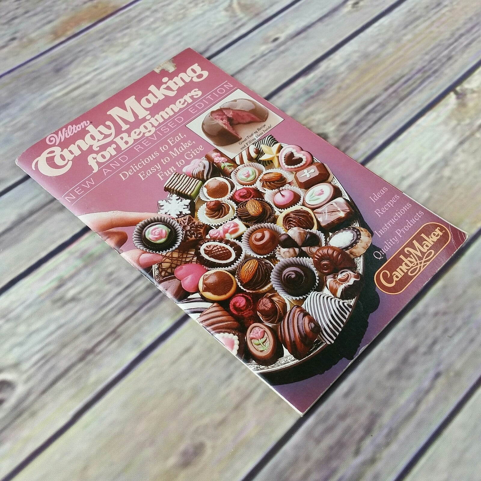 Vintage Wilton Cookbook Candy Making for Beginners Ideas Recipes Instructions 1983 - At Grandma's Table