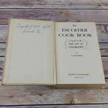 Load image into Gallery viewer, Vintage Cookbook The Escoffier Cook Book A. Escoffier 1957 Hardcover No Dust Jacket - At Grandma&#39;s Table