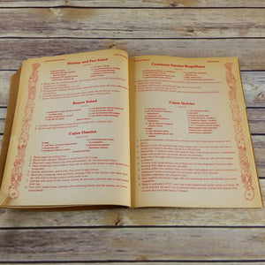 Vintage Cookbook Cajun Cooking Recipes Johna Blinn 1989 Paperback Book Quick and Delicious - At Grandma's Table