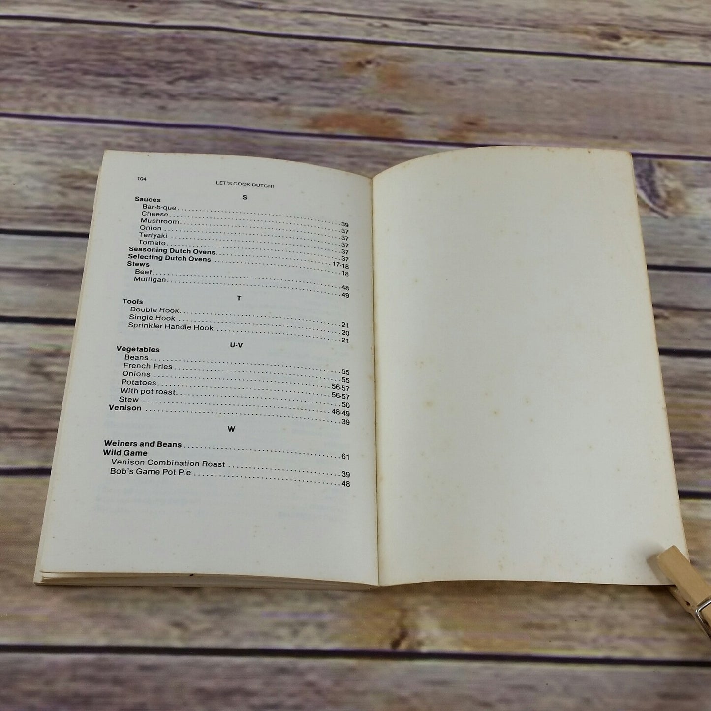 Vintage Dutch Oven Cookbook Lets Cook Dutch Vtg Recipes 1979 Robert Ririe Paperback - At Grandma's Table
