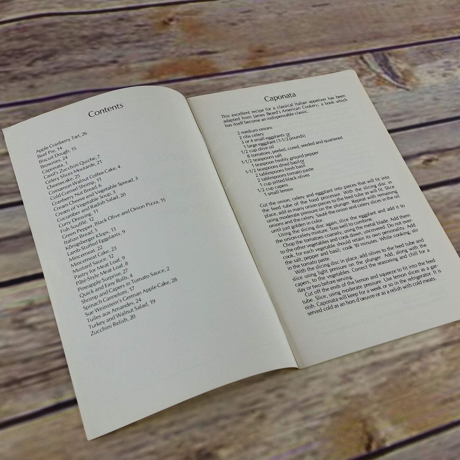 Vintage Cuisinart Cookbook Food Processor Recipes 1979 Paperback Booklet - At Grandma's Table