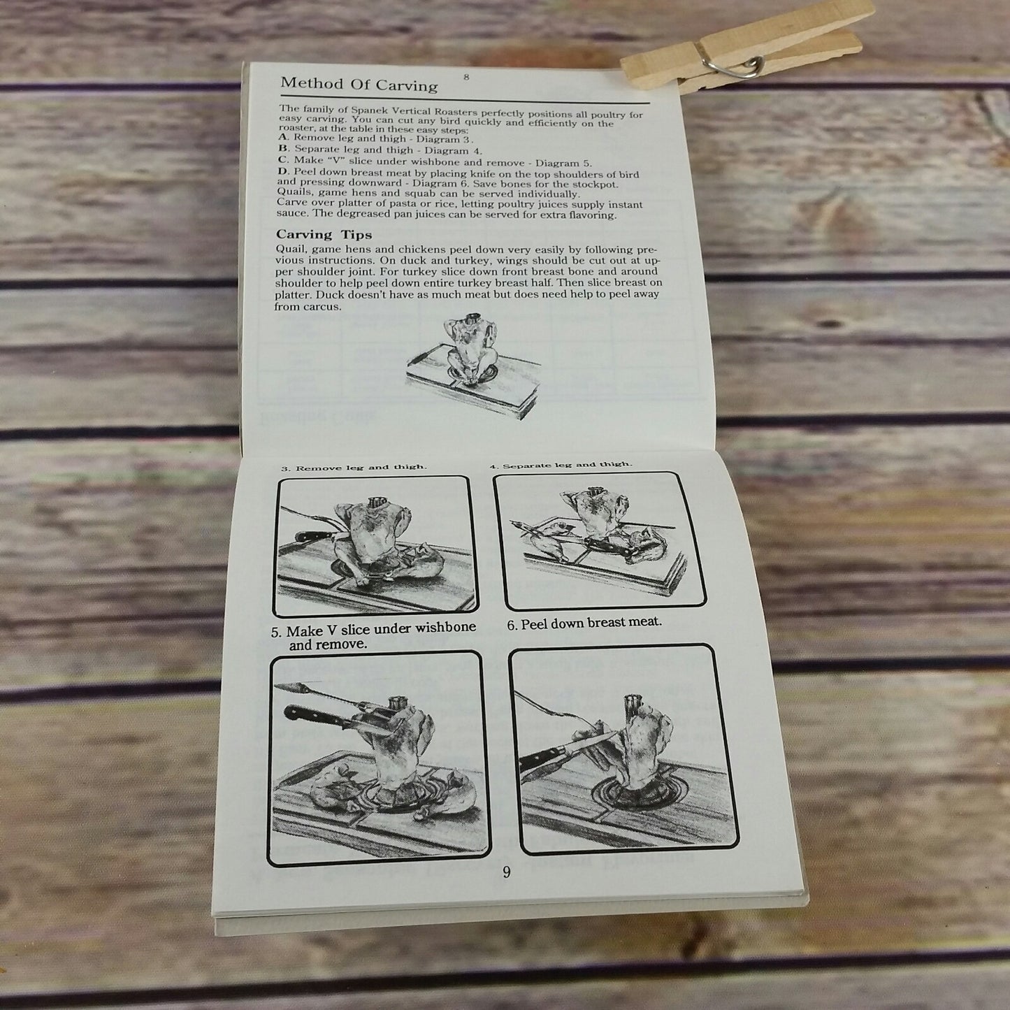 Vintage Spanek Vertical Roaster Cookbook Owner’s Manual Recipes Paperback Booklet - At Grandma's Table