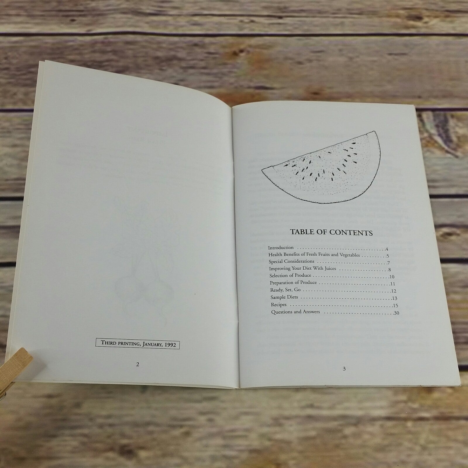 Vintage Cookbook The Juiceman Fresh Juice Recipes and Menu Planner Paperback Booklet - At Grandma's Table