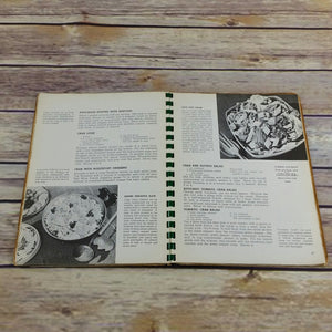Vintage Cookbook Sunset Salad Book With Hors d'euvres Canapes 1946 Spiral Bound - At Grandma's Table
