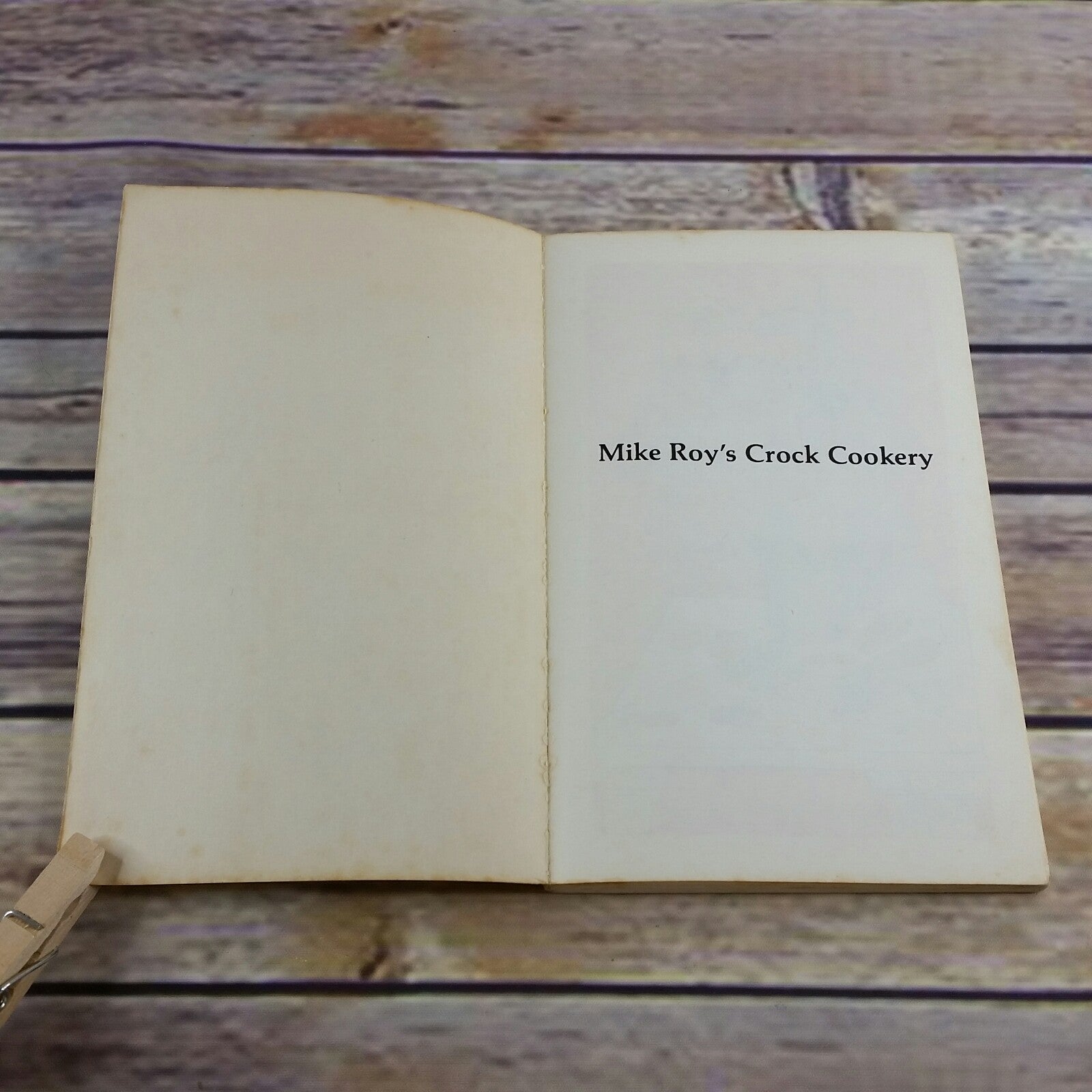 Vintage Crock Pot Cookbook Mike Roy Crock Cookery Cooking Recipes Slow Cooker 1975 Paperback - At Grandma's Table