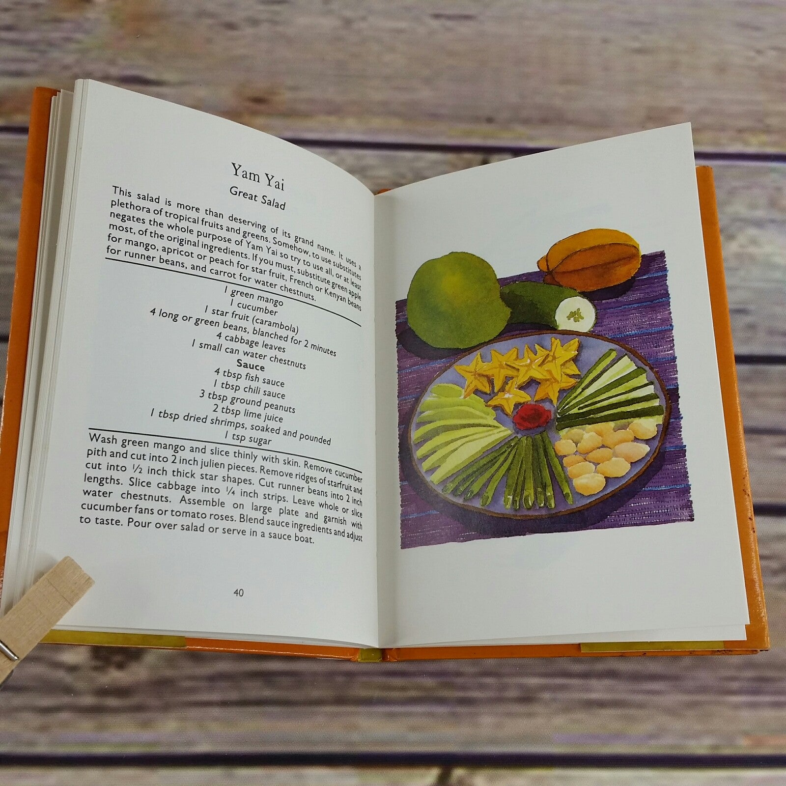 Vintage Cook Book A Little Thai Cookbook 1991 Thai Recipes Terry Tan Hardcover with Dust Jacket - At Grandma's Table