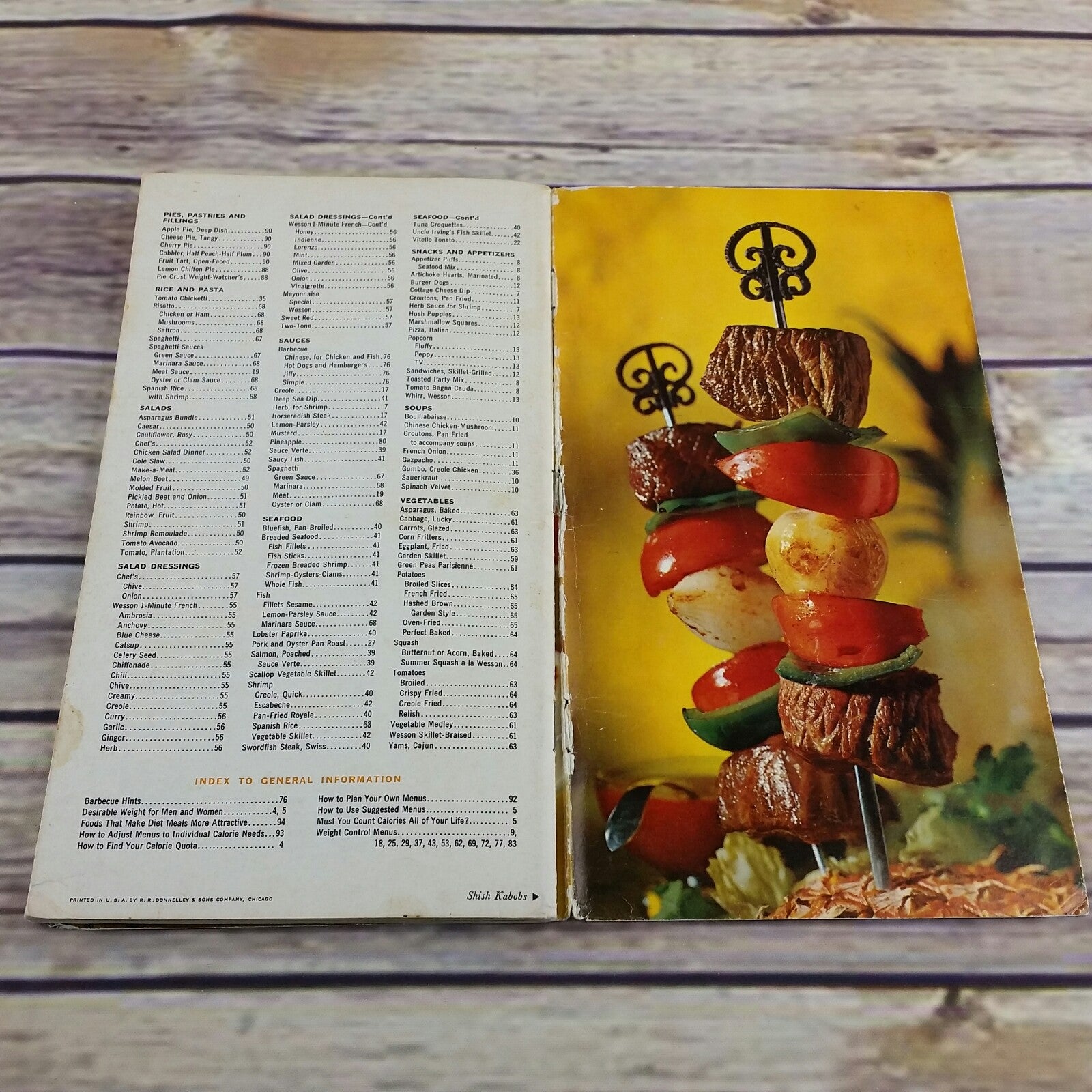 Vintage Cookbook Glorious Eating for Weight Watchers Program 1961 Hunt Foods Wesson Oil Paperback Booklet - At Grandma's Table