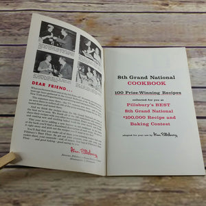 Vintage Cookbook Pillsbury 8th Annual Grand National 100 Recipes 1956 Paperback Booklet - At Grandma's Table
