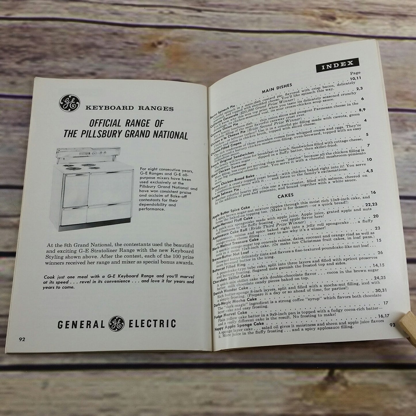 Vintage Cookbook Pillsbury 8th Annual Grand National 100 Recipes 1956 Paperback Booklet - At Grandma's Table