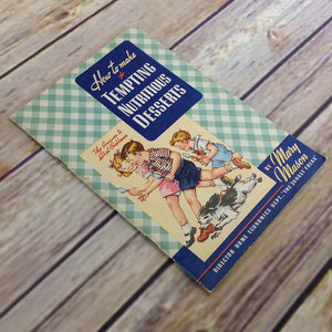 Vintage Cookbook Junket Recipes How to Make Tempting Nutritious Desserts 1941 Promo Paperback Booklet Home Economics - At Grandma's Table