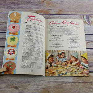 Vintage Cookbook Junket Recipes How to Make Tempting Nutritious Desserts 1941 Promo Paperback Booklet Home Economics - At Grandma's Table