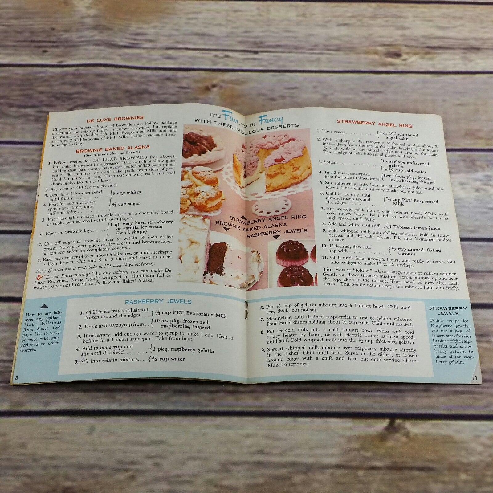 Vintage Cookbook Pet Milk Company Evaporated Milk Recipes Fun and Fancy Recipes Mary Taylor 1957 Promo Paperback Booklet - At Grandma's Table