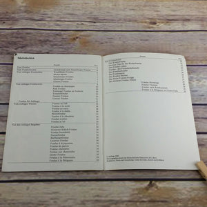 Vintage Cookbook Vom Fondue Kochbuch 1966 German Language - At Grandma's Table