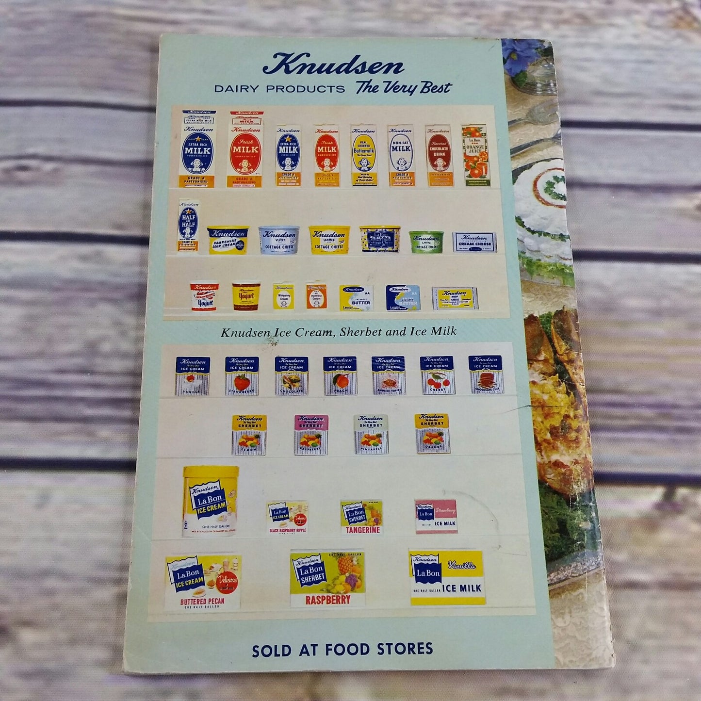 Vintage Cookbook Knudsen Dairy Products Recipes Promo Paperback Booklet Advertising 1960s 1970s - At Grandma's Table