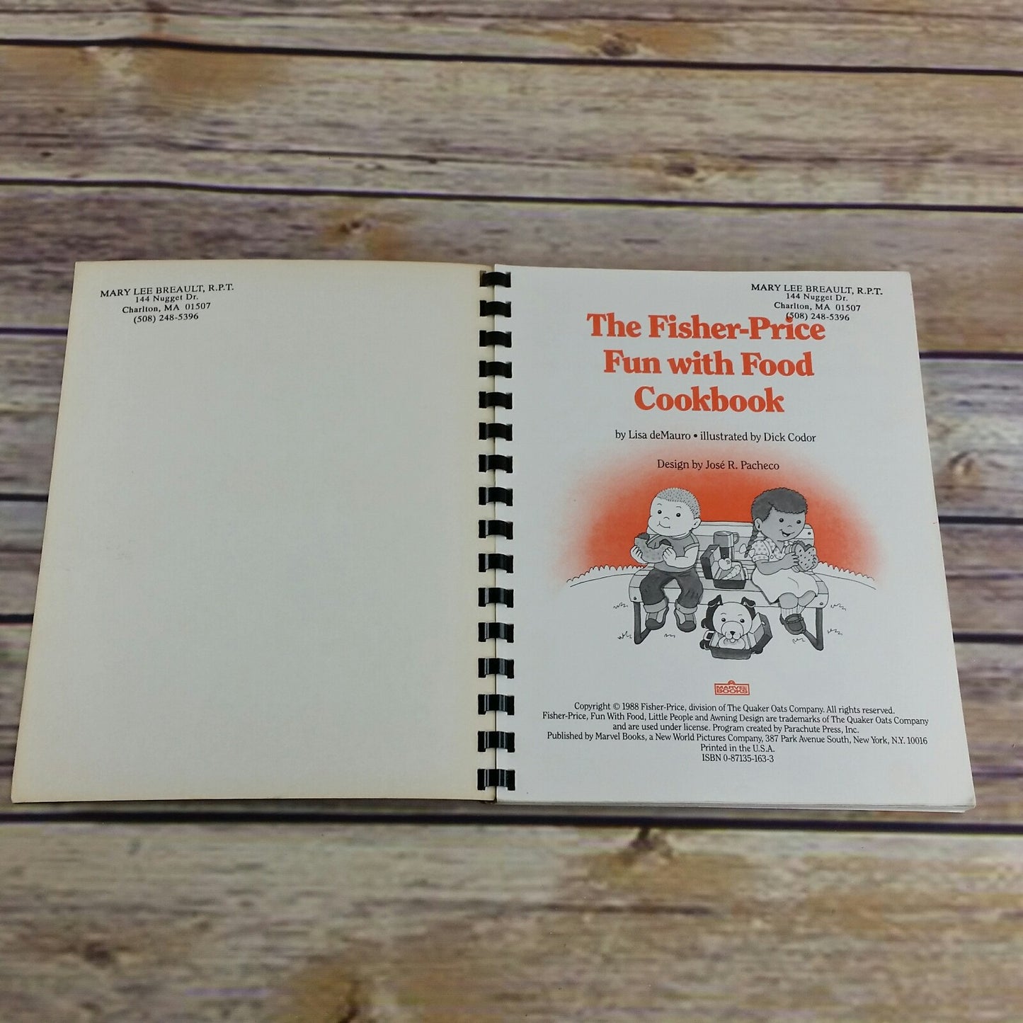 Vintage Cookbook Children Kid Fisher-Price Fun With Food All Year Round Recipe 1988 - At Grandma's Table