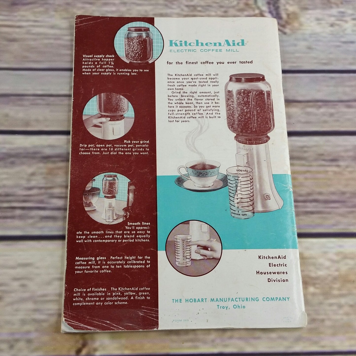 Kitchen Aid Stand Mixer Instructions and Recipes KitchenAid K5A K4B 4C Manual 1961 Food Preparers Booklet Paperback - At Grandma's Table