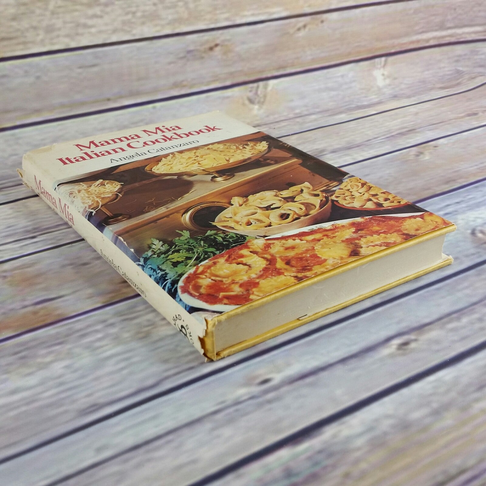 Vintage Mama Mia Italian Cookbook Recipes Angela Catanzaro 1955 Hardcover with Dust Jacket The Home Book of Italian Cooking - At Grandma's Table