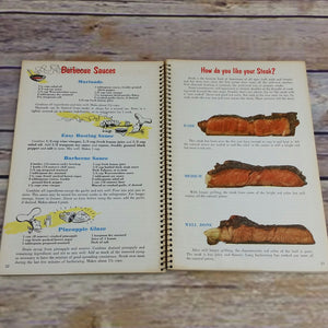 Vintage Cookbook Big Boy Barbecue Home Economics Big Boy Manufacturing Grilling 1957 Spiral Bound - At Grandma's Table