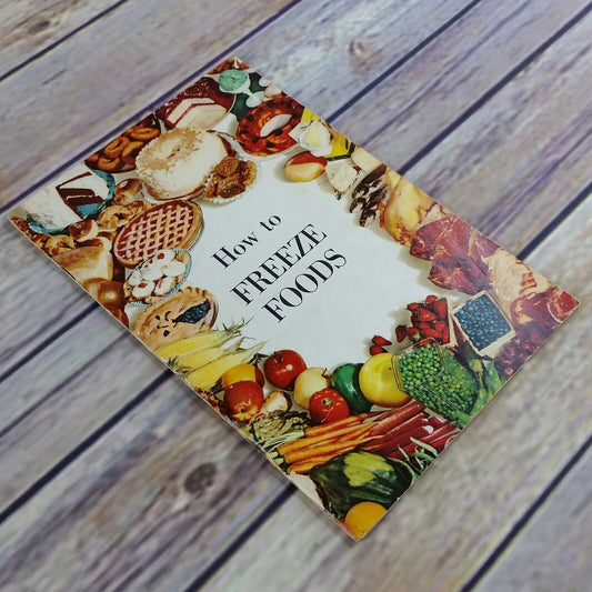 Vintage Cookbook How to Freeze Foods 1950s 1960s Recipes Paperback Booklet James Winter Frozen Food Research Minnesota - At Grandma's Table