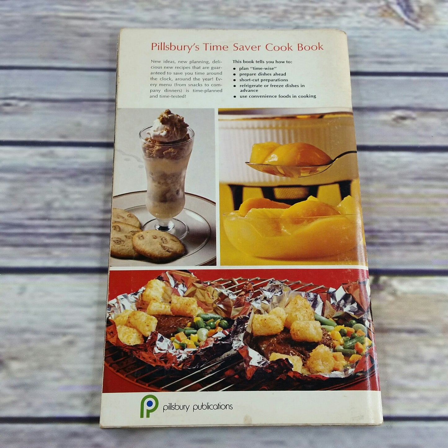 Vintage Cookbook Pillsbury Time Saver Cook Book 121 Recipes 1967 Promo Booklet Ann Pillsbury - At Grandma's Table