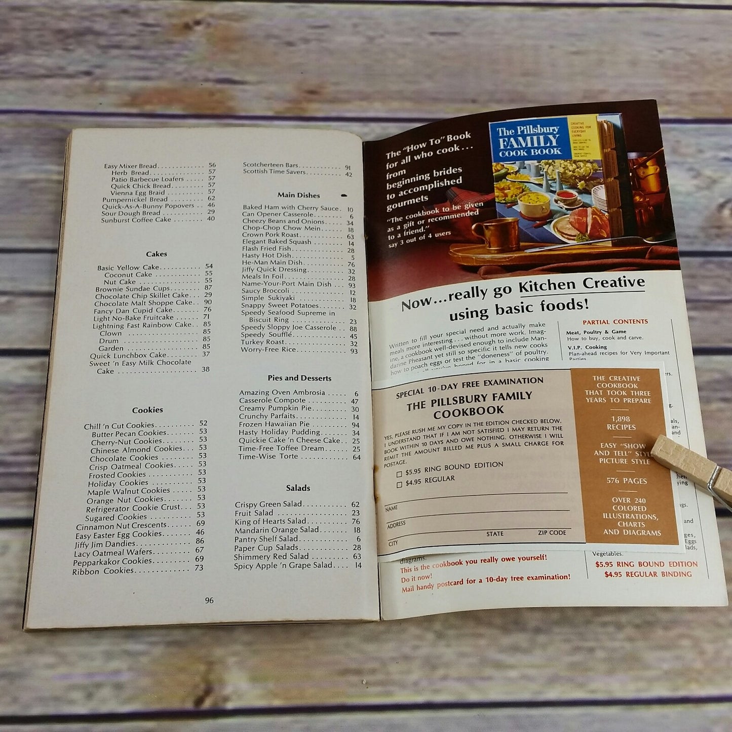 Vintage Cookbook Pillsbury Time Saver Cook Book 121 Recipes 1967 Promo Booklet Ann Pillsbury - At Grandma's Table