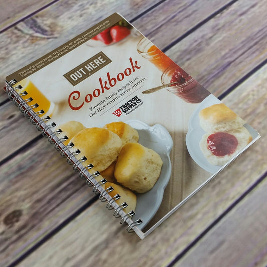 Out Here Cookbook by Tractor Supply Company Spiral Bound 2014 Recipes - At Grandma's Table