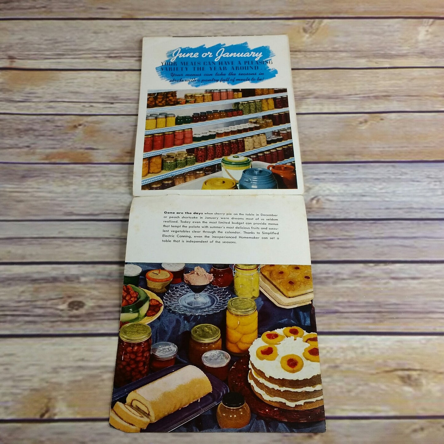 Vintage Hotpoint Electric Cooking and Home Canning Book Home Economics Cookbook Recipes Booklet Edison General Electric - At Grandma's Table