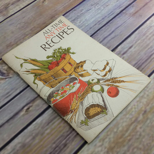 Vintage Cookbook Quaker Oats Recipes All Time Any Time Recips 1973 70s Promo Booklet Cookies Main Dishes Breads Desserts Breakfast - At Grandma's Table