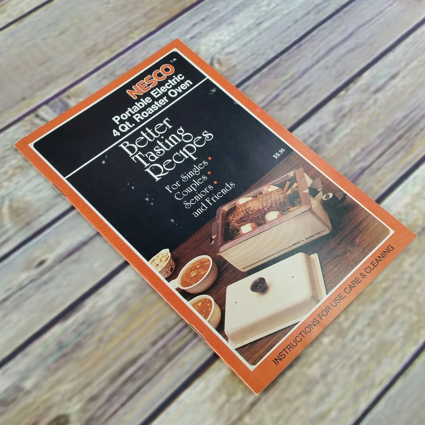 Vintage Cookbook Nesco Portable Electric 4 qt Roaster Oven Cooking Recipes Promo 1970s 1980s Manual Booklet Instructions - At Grandma's Table