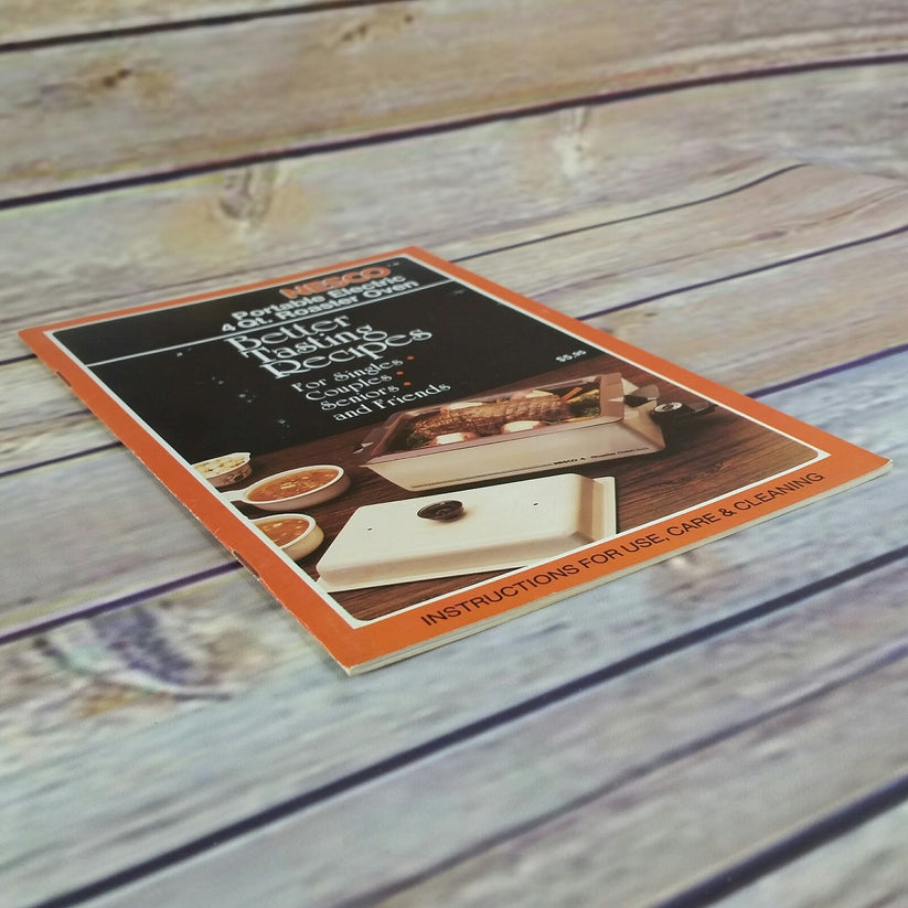 Vintage Cookbook Nesco Portable Electric 4 qt Roaster Oven Cooking