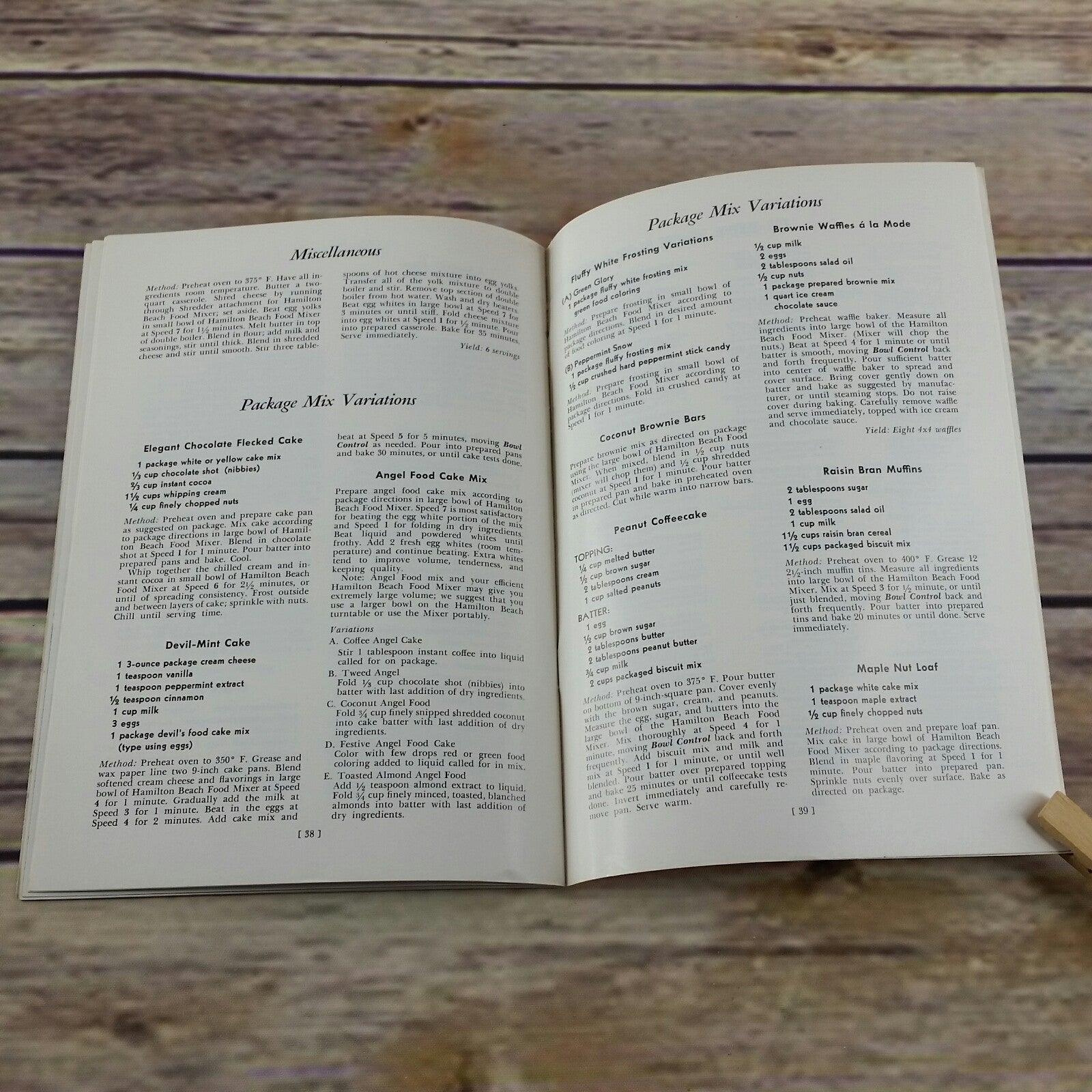 Vintage Hamilton Beach Model K Food Mixer Recipes and Instructions Manual 1950s 1960s Paperback Booklet Cookbook - At Grandma's Table