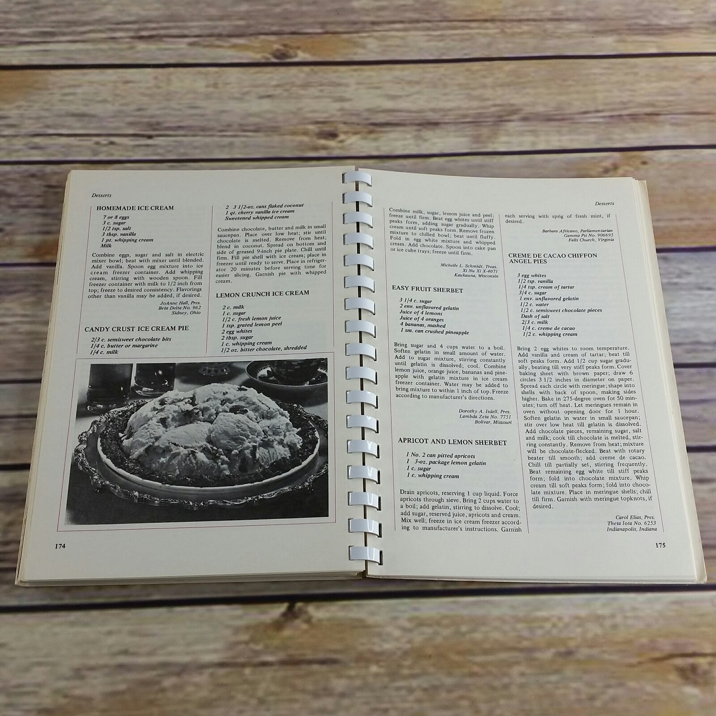 Vintage Sorority Cookbook Beta Sigma Phi International Gourmet 1973 Fav Recipes - At Grandma's Table