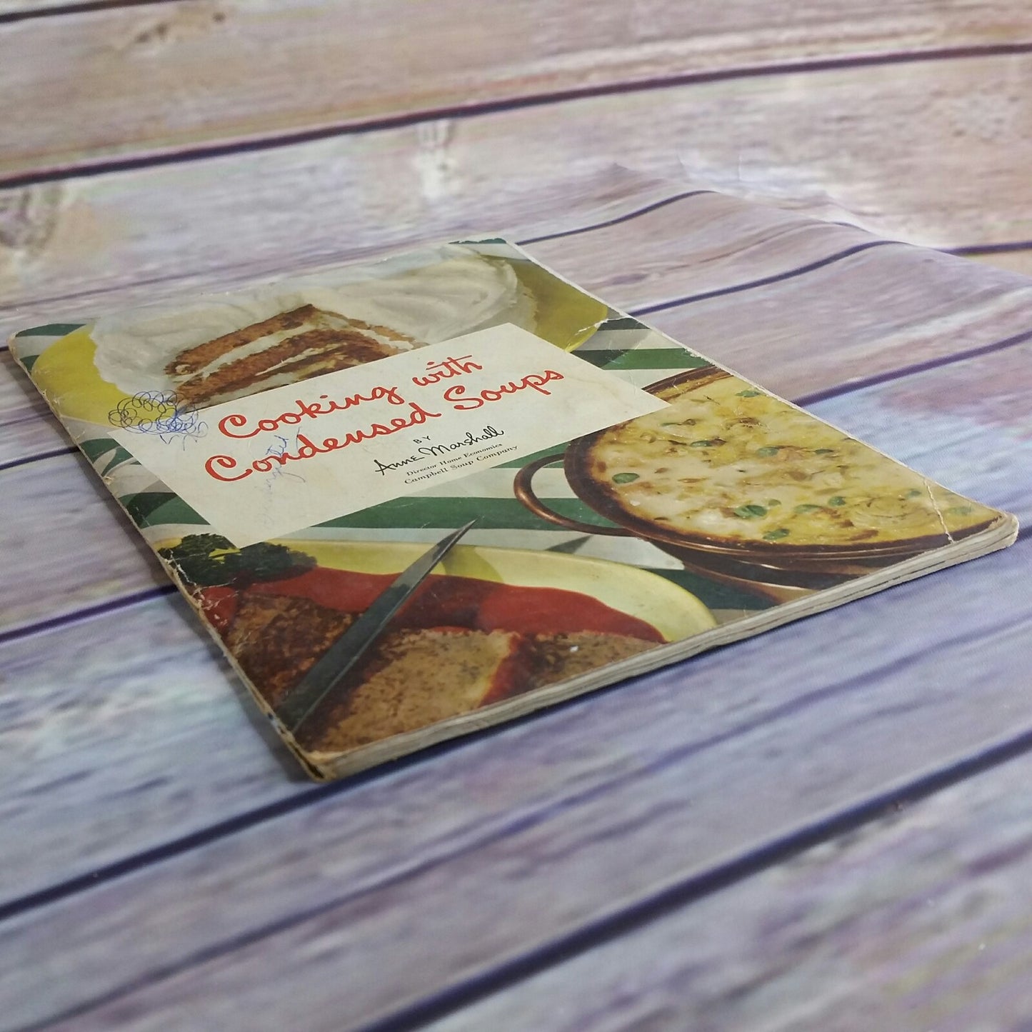 Vintage Cookbook Cooking with Condensed Soup Recipes 1960s Campbell Soup Company