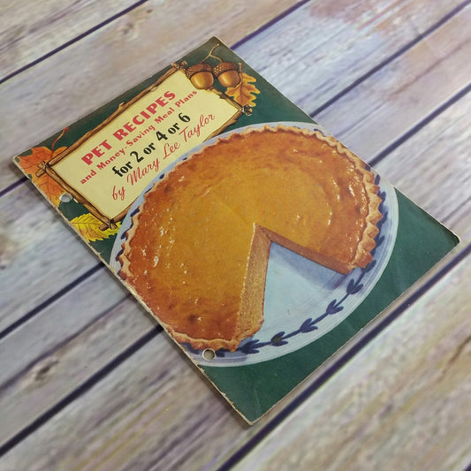 Vtg Cookbook Pet Milk Company Evaporated Milk Recipes PET Recipes Mary Taylor Meal Plans Booklet - At Grandma's Table