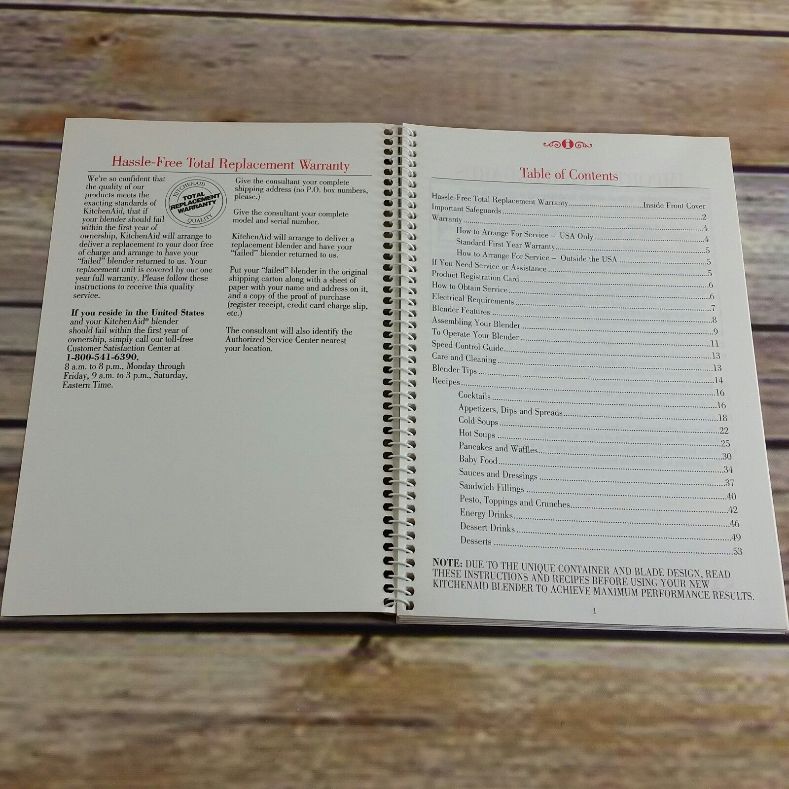 Kitchen Aid Blender Recipes Instructions 5 Speed Ultra Power 1999 Manual KitchenAid - At Grandma's Table