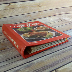 Vintage Cookbook Betty Crocker Red Cover Recipes 5 Ring Binder 1986 Hardcover