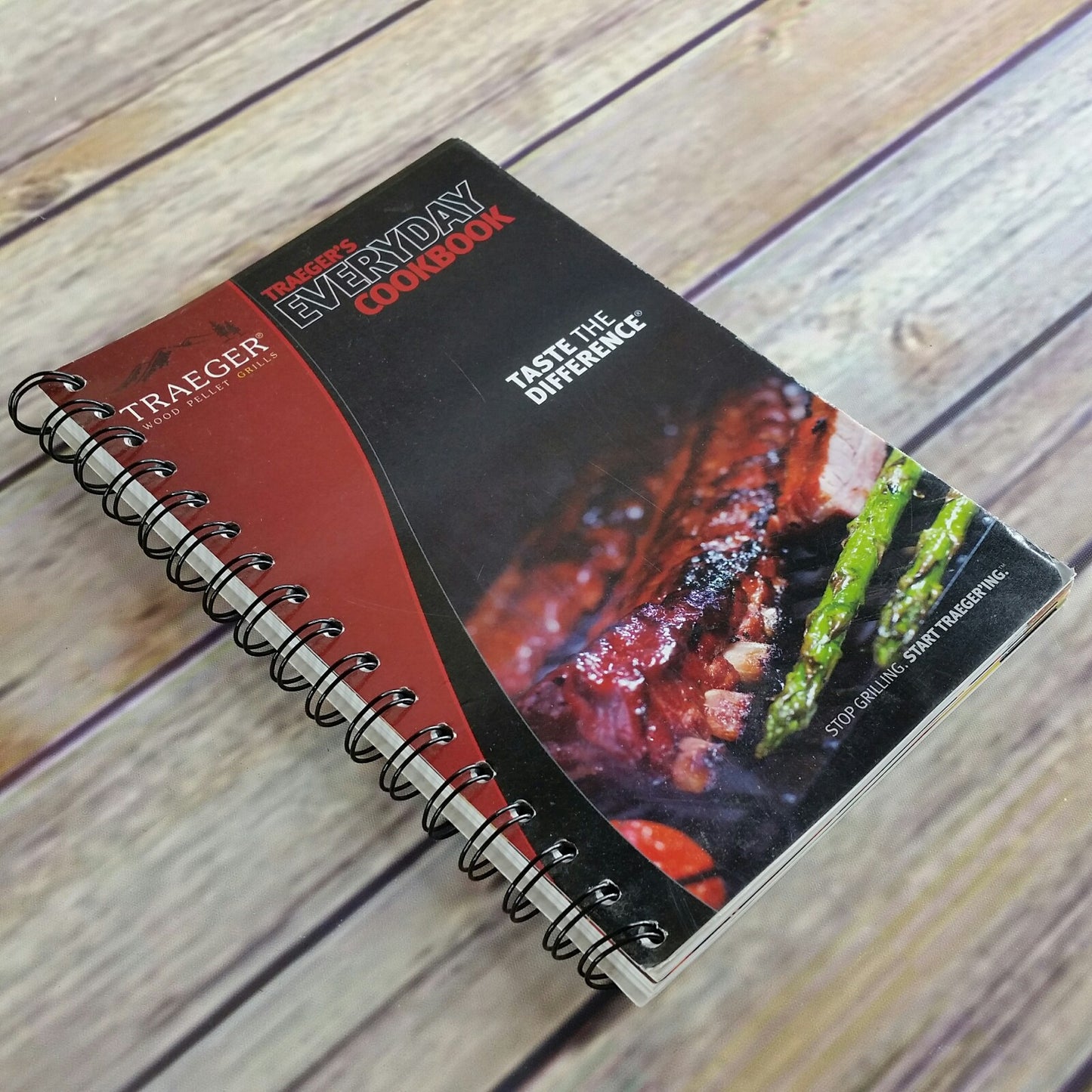 Traeger's Every Day Cookbook Wood Pellet Grill BBQ Barbecue Recipe Beef Pork 2011 Spiral Bound - At Grandma's Table