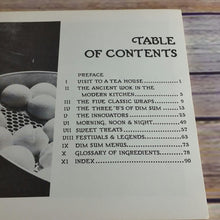 Load image into Gallery viewer, Vintage Cookbook Dim Sum Delicious Secrets Chinese Recipes  1977