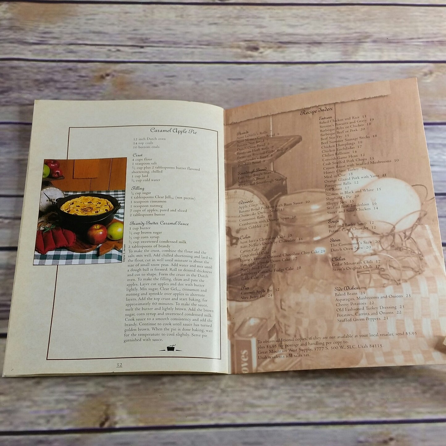 Vintage Cookbook American West Dutch Oven Cooking Recipes 2000