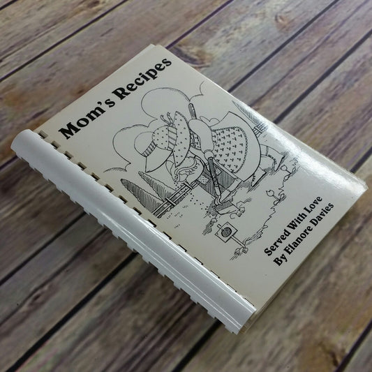 Vintage Cookbook Mom's Recipes Elanore Davies Family Reunion Legacy Generation 1994 Spiral Bound 1990s