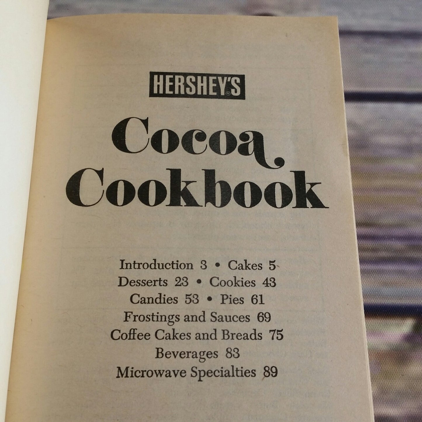 Vintage Cookbook Hersheys Cocoa Cookbook Recipes 1979 Paperback Promo Booklet