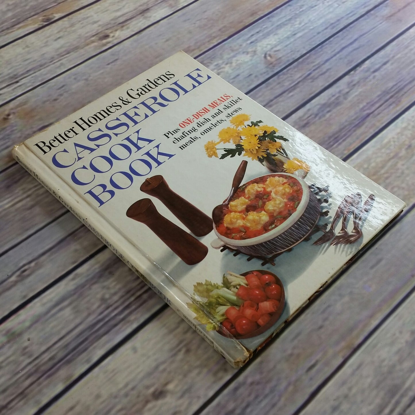 Vintage Cookbook Casserole Recipes Better Homes and Gardens 1961 Hardcover Book One Dish Meals