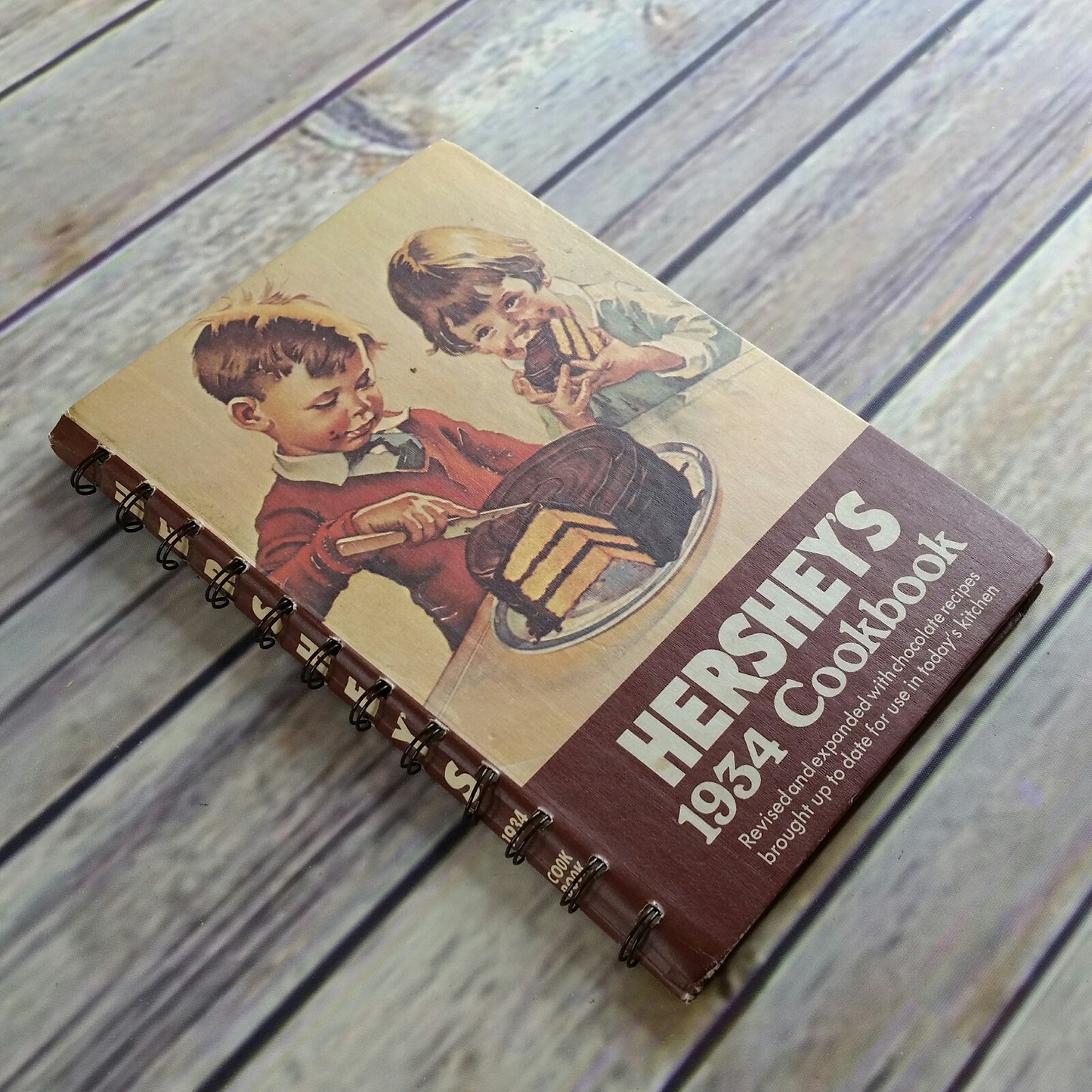 Vintage Cookbook Hersheys 1934 1971 Hardcover Eleventh Printing Revised and Expanded Cocoa Chocolate Promo Recipes - At Grandma's Table