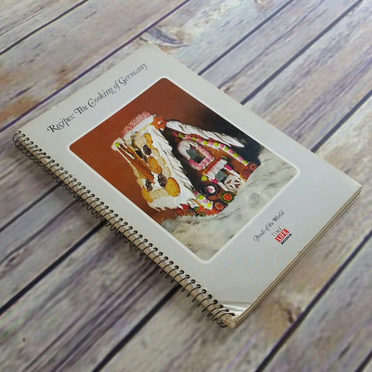 Vtg German Cookbook Recipes The Cooking of Germany Time Life Books Foods of the World 1969 Spiral Bound German Food Recipes