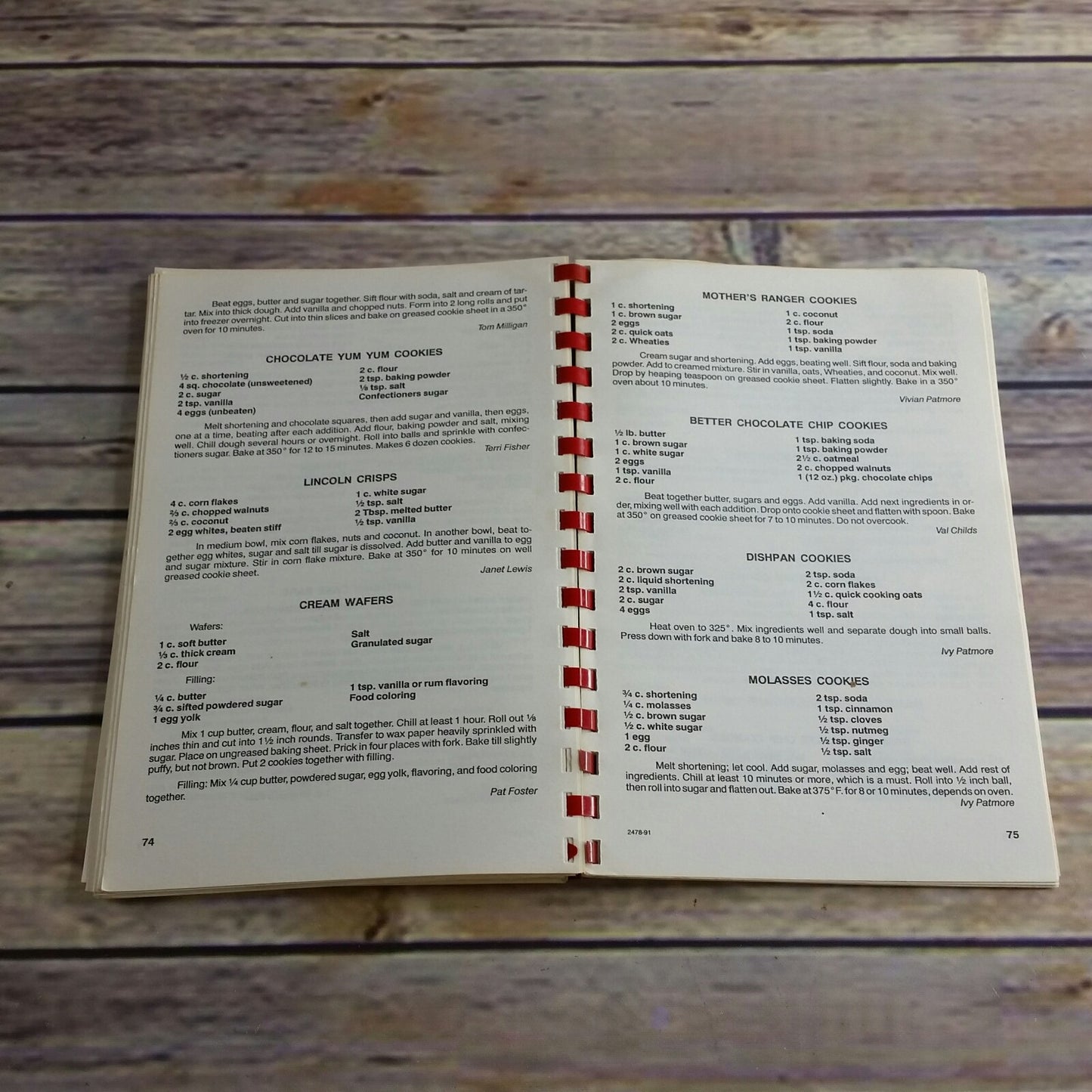 Vintage Oregon California Cookbook Grange Recipes From the Redwoods 1991 - At Grandma's Table