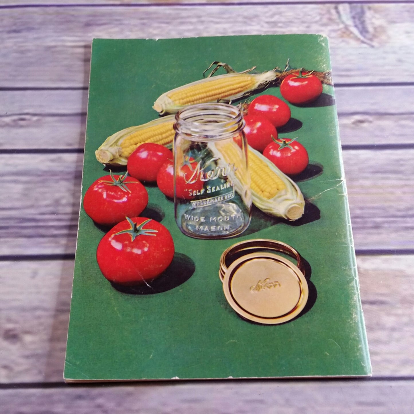 Vintage Kerr Home Canning and Freezing Cookbook Recipes 1955 Booklet Green Cover Pamphlet
